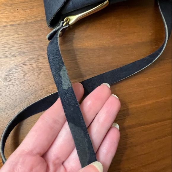 Form Function Form Penney Clutch Latigo Baltic Blue Suede Leather - Picture 12 of 15